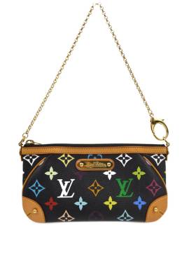 Louis Vuitton Pre-Owned x Takashi Murakami 2009 Pochette Milla MM Schultertasche - Schwarz von Louis Vuitton