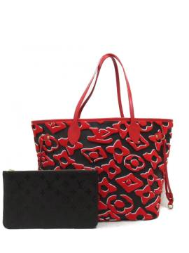 Louis Vuitton Pre-Owned x Urs Fischer 2020 Neverfull MM Tote Bag - Rot von Louis Vuitton