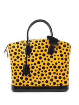 Louis Vuitton Pre-Owned x Yayoi Kusama 2012 Lockit MM Handtasche - Gelb von Louis Vuitton