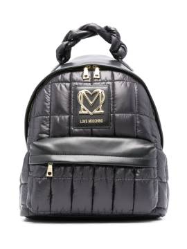 Love Moschino Gepolsterter Rucksack - Schwarz von Love Moschino