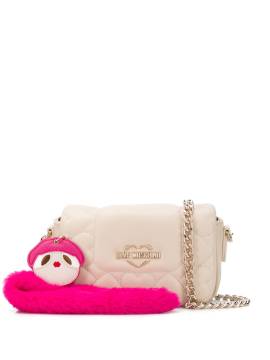 Love Moschino Gesteppte Schultertasche - Nude von Love Moschino