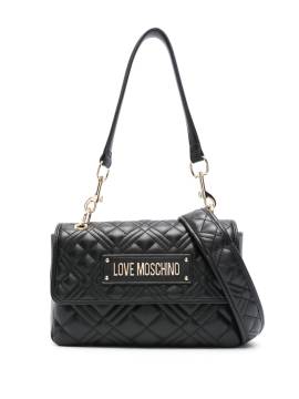 Love Moschino Gesteppte Umhängetasche - Schwarz von Love Moschino