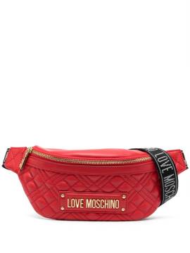 Love Moschino Gürteltasche mit Logo - Rot von Love Moschino