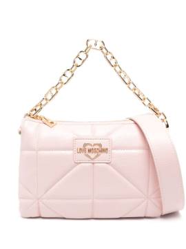 Love Moschino Handtasche mit Logo-Schriftzug - Rosa von Love Moschino