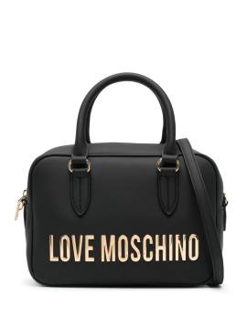 Love Moschino Handtasche mit Logo-Schriftzug - Schwarz von Love Moschino