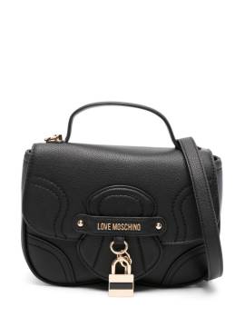 Love Moschino Handtasche mit Logo-Schriftzug - Schwarz von Love Moschino