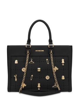 Love Moschino Handtasche mit Logo - Schwarz von Love Moschino