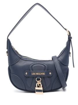 Love Moschino Handtasche mit Schloss - Blau von Love Moschino