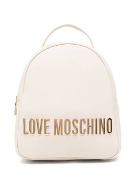 Love Moschino Rucksack mit Logo - Nude von Love Moschino