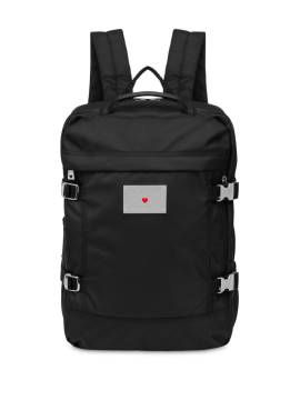 Love Moschino Rucksack mit Logo-Schild - Schwarz von Love Moschino