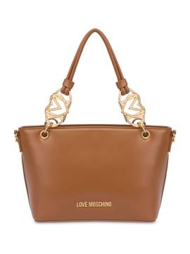 Love Moschino Schultertasche mit Logo - Braun von Love Moschino