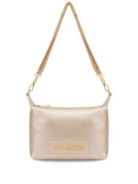 Love Moschino Schultertasche mit Logo - Gold von Love Moschino