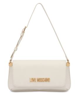 Love Moschino Schultertasche mit Logo - Nude von Love Moschino