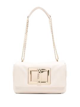 Love Moschino Schultertasche mit Logo-Prägung - Nude von Love Moschino