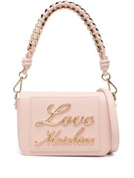 Love Moschino Schultertasche mit Logo - Rosa von Love Moschino