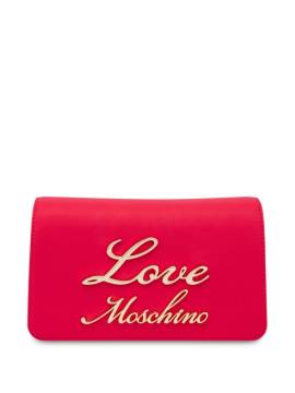 Love Moschino Schultertasche mit Logo - Rot von Love Moschino