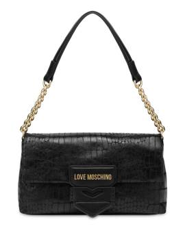 Love Moschino Schultertasche mit Logo - Schwarz von Love Moschino