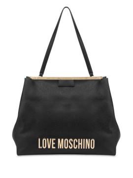 Love Moschino Schultertasche mit Logo - Schwarz von Love Moschino