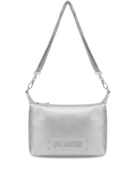 Love Moschino Schultertasche mit Logo - Silber von Love Moschino