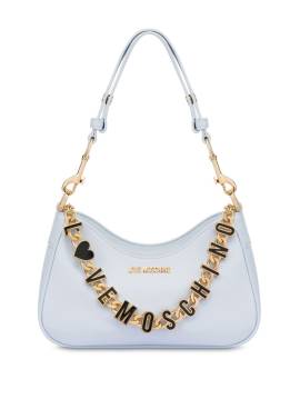 Love Moschino Schultertasche mit Logo - Violett von Love Moschino