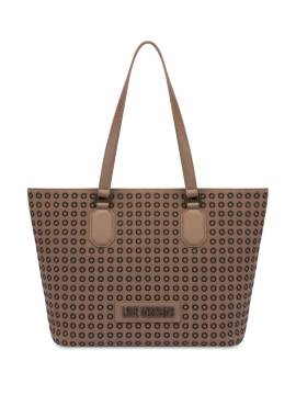 Love Moschino Shopper mit Logo - Braun von Love Moschino