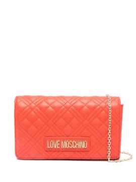 Love Moschino Umhängetasche mit Logo-Detail - Orange von Love Moschino