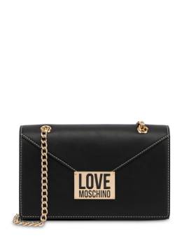 Love Moschino Umhängetasche mit Logo-Print - Schwarz von Love Moschino