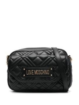 Love Moschino Gesteppte Umhängetasche - Schwarz von Love Moschino