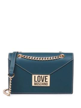 Love Moschino Umhängetasche mit Logo - Blau von Love Moschino