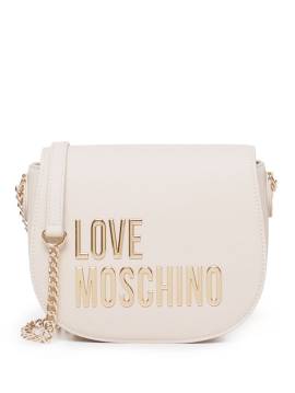 Love Moschino Umhängetasche mit Logo - Weiß von Love Moschino