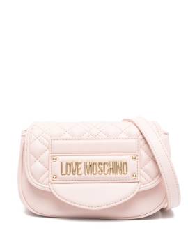 Love Moschino Umhängetasche mit Logo - Rosa von Love Moschino