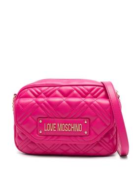 Love Moschino Umhängetasche mit Logo - Rosa von Love Moschino