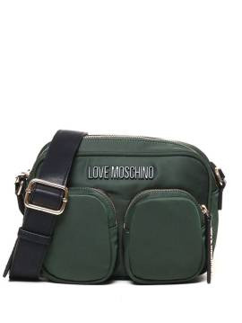 Love Moschino Umhängetasche mit Logo - Grün von Love Moschino