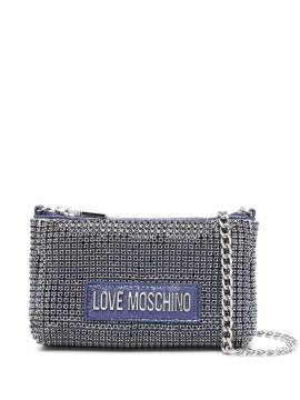 Love Moschino Mini Handtasche mit Logo - Blau von Love Moschino