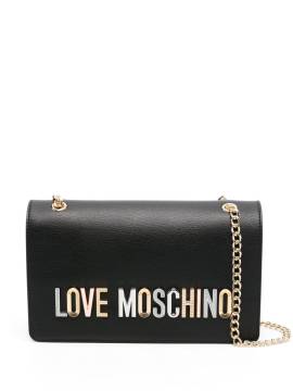 Love Moschino Schultertasche mit Logo - Schwarz von Love Moschino
