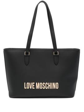 Love Moschino Schultertasche mit Logo - Schwarz von Love Moschino