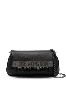 Love Moschino Schultertasche mit Logo - Schwarz von Love Moschino