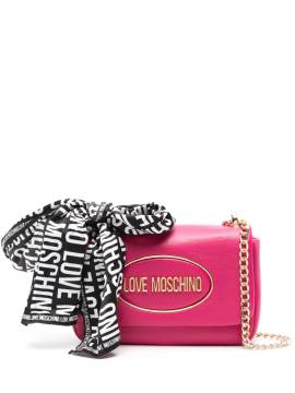 Love Moschino Handtasche mit Logo-Schriftzug - Rosa von Love Moschino