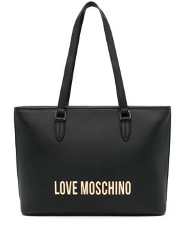 Love Moschino Handtasche mit Logo-Schriftzug - Schwarz von Love Moschino
