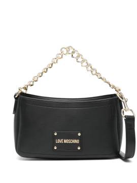 Love Moschino Handtasche mit Logo-Schriftzug - Schwarz von Love Moschino