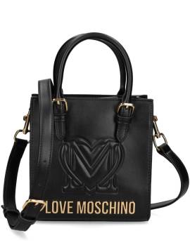 Love Moschino Handtasche mit Logo-Schriftzug - Schwarz von Love Moschino