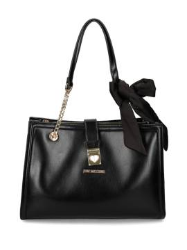 Love Moschino Handtasche mit Logo-Schriftzug - Schwarz von Love Moschino