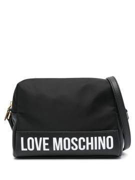 Love Moschino Umhängetasche mit Logo-Print - Schwarz von Love Moschino