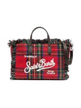 MC2 Saint Barth Kids 'Colette' Shopper mit Schottenkaro - Rot von MC2 Saint Barth Kids