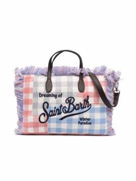 MC2 Saint Barth Kids Collette Shopper mit Vichy-Karo - Rosa von MC2 Saint Barth Kids