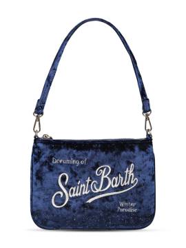 MC2 Saint Barth Kids Schultertasche mit Logo-Stickerei - Blau von MC2 Saint Barth Kids