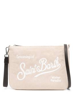 MC2 Saint Barth Parisienne Fleece-Clutch - Nude von MC2 Saint Barth