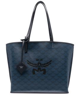 MCM Mittelgroße Himmel Schultertasche - Blau von MCM