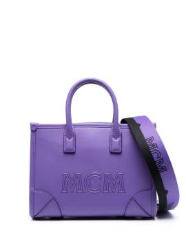 MCM Shopper mit Logo-Prägung - Violett von MCM