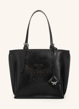 Mcm Shopper Himmel Mirium Mini Mit Pouch schwarz von MCM